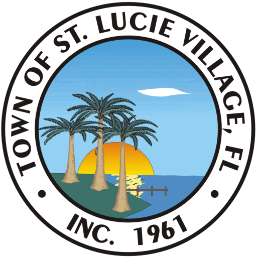Town of St. Lucie Village Logo and Seal